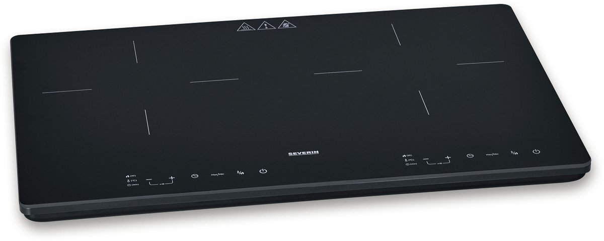 Severin DK 1033 Dubbele Inductiekookplaat – 2-pits – Ø 22 cm – Touchbediening – Timer