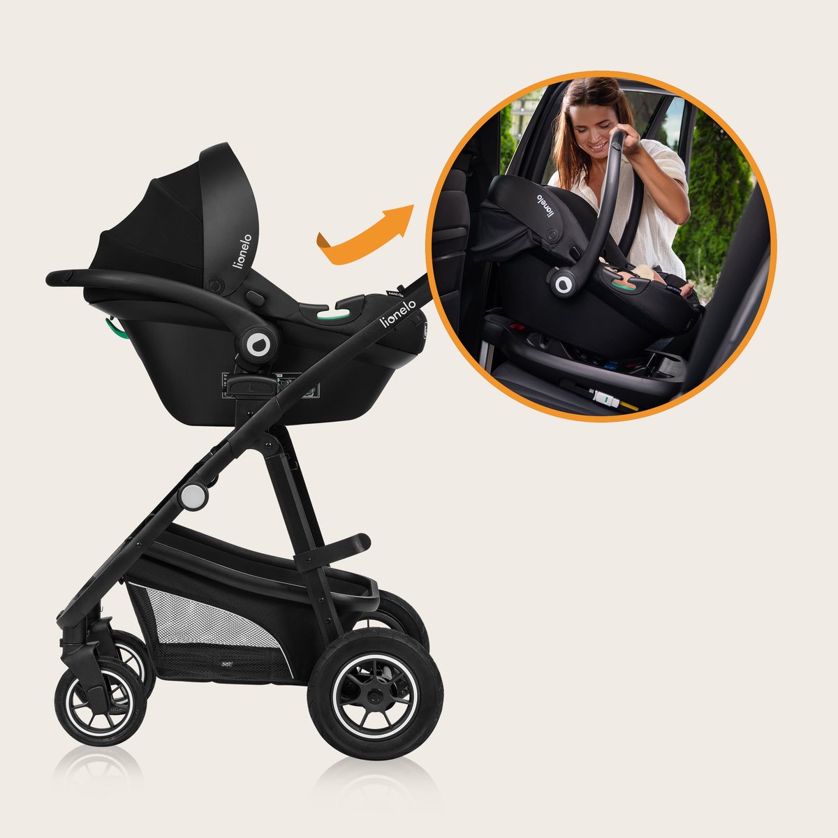 Lionelo Bianka - Kinderwagen 4 in 1 (EAN: ...9154) - afbeelding 2