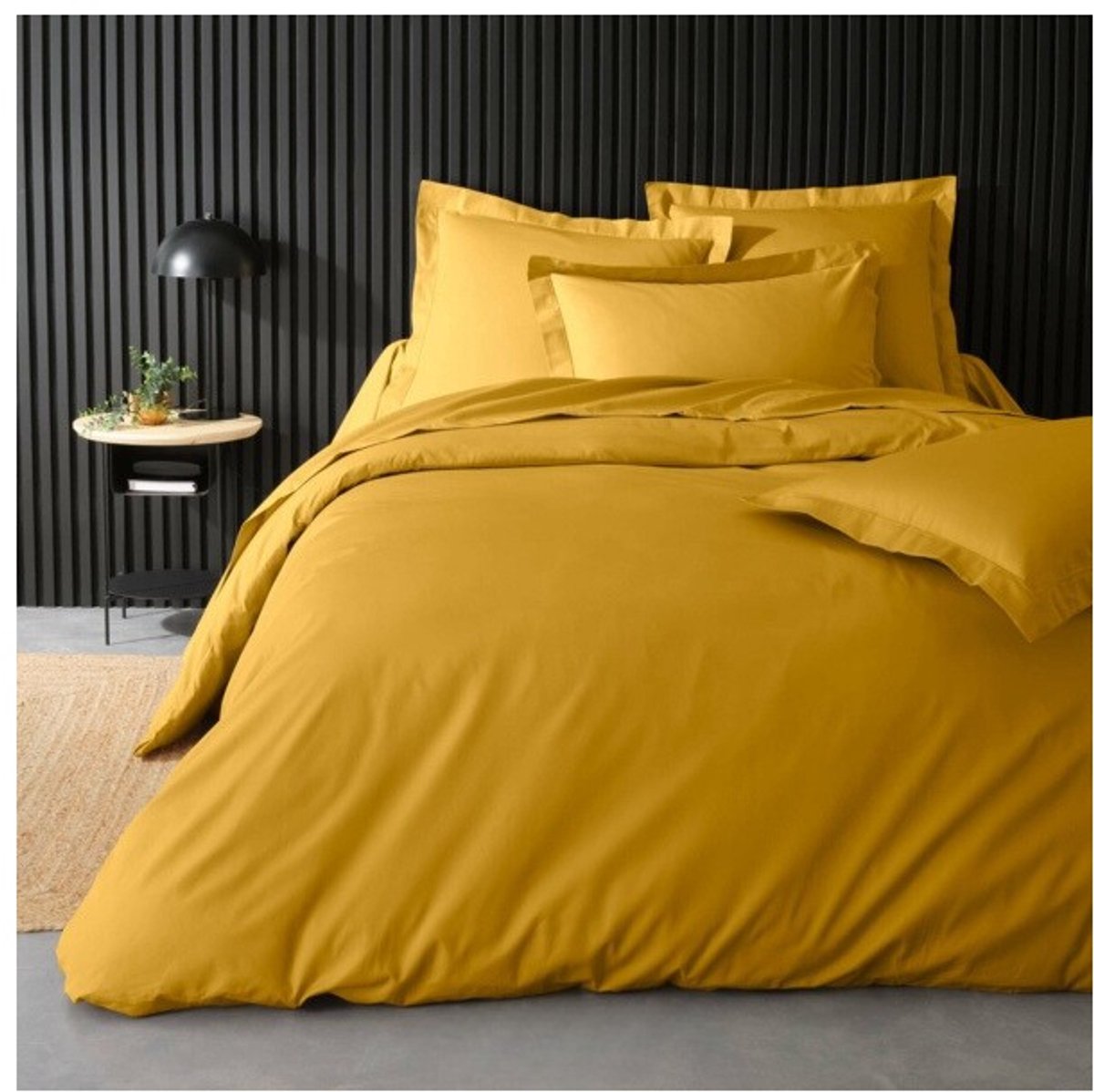 Effen Percale Dekbedovertrek - Luxe en Comfort Beddengoedset