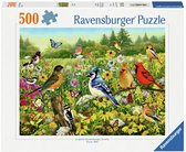 Ravensburger puzzel vogels dieren landschap - Puzzel - 500 stukjes - Vanaf 12 jaar