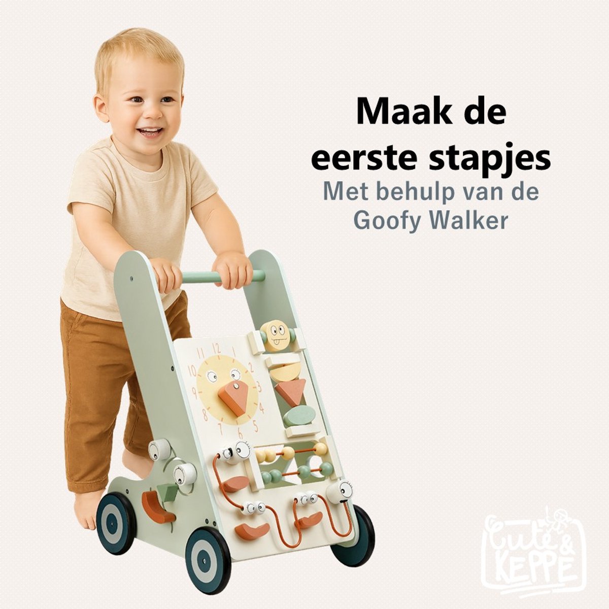 Loopwagen The Goofy Walker - Houten Loopkar