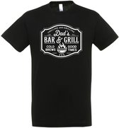 Dad’s Bar and Grill T-shirt - Vader - cadeau - Papa - vaderdag cadeau - BBQ Cadeau - jarig - gift - BBQ Vader - Vader cadeau - Vaderdag - verjaardag - Maat L