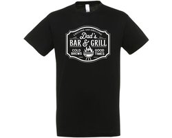 Dad’s Bar and Grill T-shirt - Vader - cadeau - Papa - vaderdag cadeau - BBQ Cadeau - jarig - gift - BBQ Vader - Vader cadeau - Vaderdag - verjaardag - Maat L