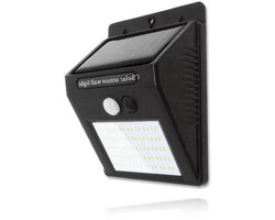 Merkloos Wandlamp Solar - Bewegingssensor - 20 LED - Buitenlamp - Buitenverlichting op Zonne-energie - Weerbestendige Tuinverlichting