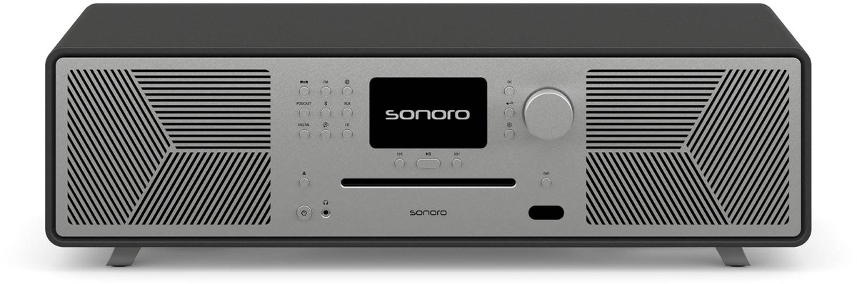 Sonoro MEISTERSTÜCK GEN2 Hybride radio Grijs