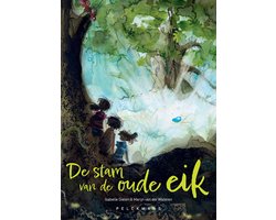 De stam van de oude eik