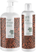 XL pakket met anti-luizenproducten — XL luizenbehandeling + XL luizenshampoo verwijdert en voorkomt problemen met luizen