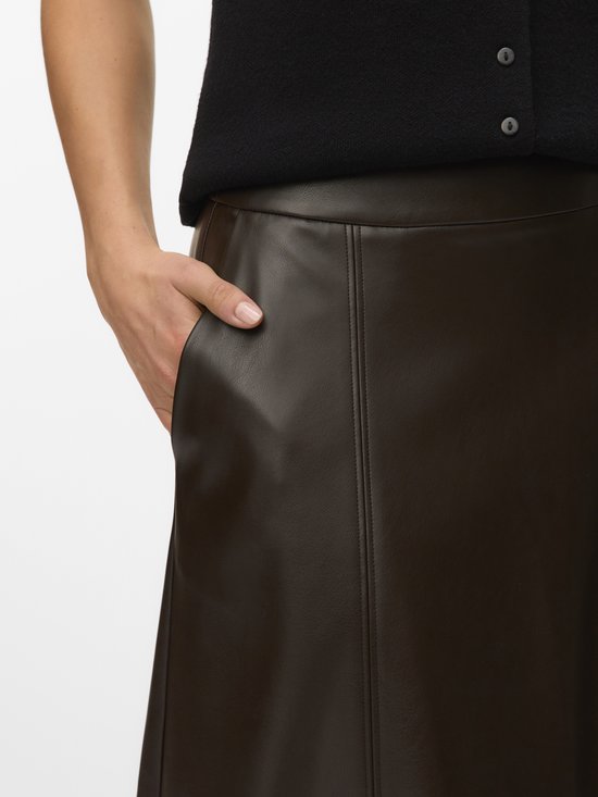 VERO MODA - VMOLIVE HW JUPE CHEVILLE ENDUITE PRM - Femme - Jupes