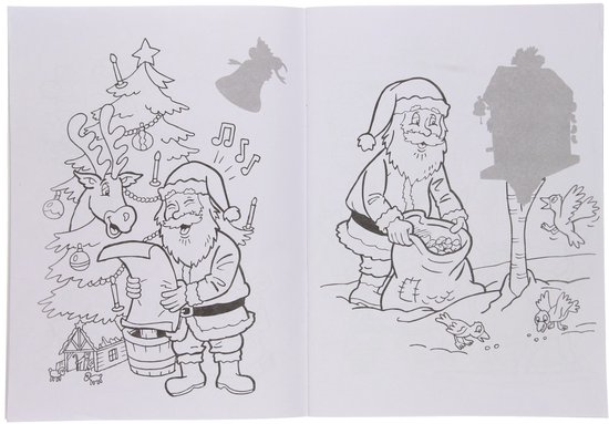 Verhaak Kerst Sticker- En Kleurboek A4