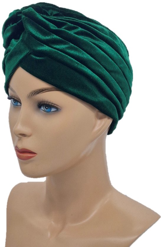 Johnson Headwear® - Bonnet chimio - Bonnet femme - Satin - Vert - Bonnet chimio - Bonnet - Casquette - Couvre-chef - Chapeau d'été