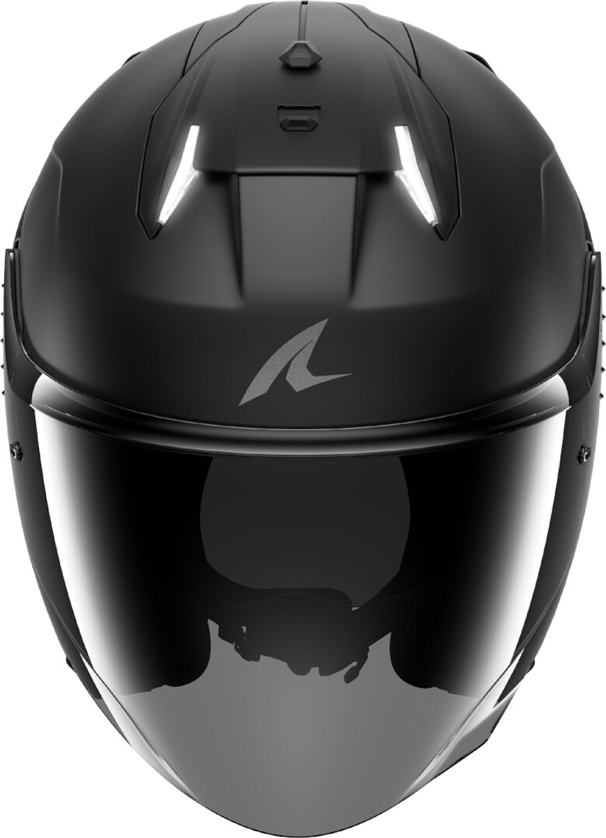 Shark Skwal i3 Jet Dark Shadow Mat Zwart KMA Jethelm - Maat XL - Helm – foto 5