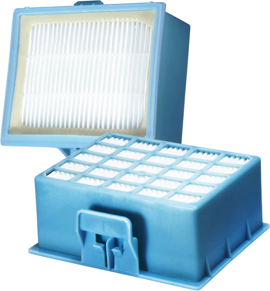 Dparts 2x Dparts hepa filter geschikt voor Bosch en Siemens - stofzuiger hygiënefilter voor series GL-20 GL20 GL-30 GL30 Gl-40 GL40 BGL2 BGL25 - allergiefilter stofzuigerfilter 576833 00576833 BBZ156HF Blauw