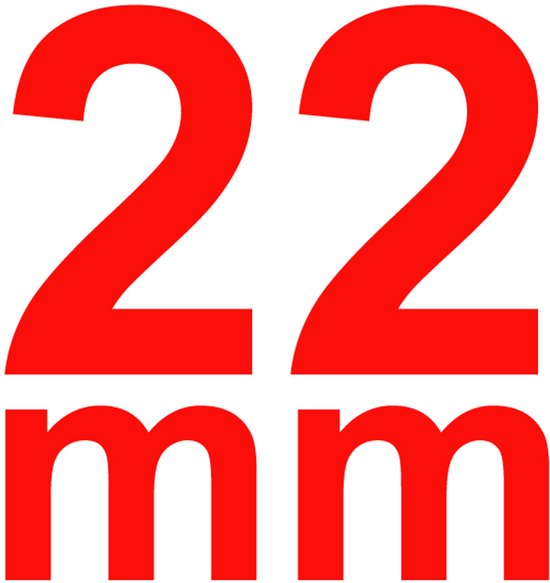 Bracelet de montre en alligatorgrain avec goupilles de bracelet faciles à changer Cuir de veau Cognac 22 mm