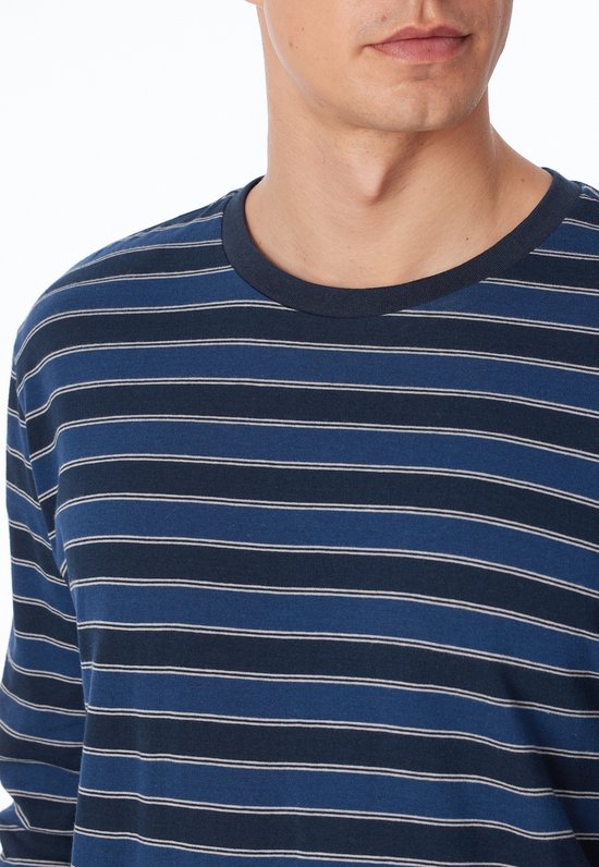Schiesser Pantalon long pyjama - 800 Blue - taille XL (XL) - Hommes Adultes - 100% coton - 181534-800-XL