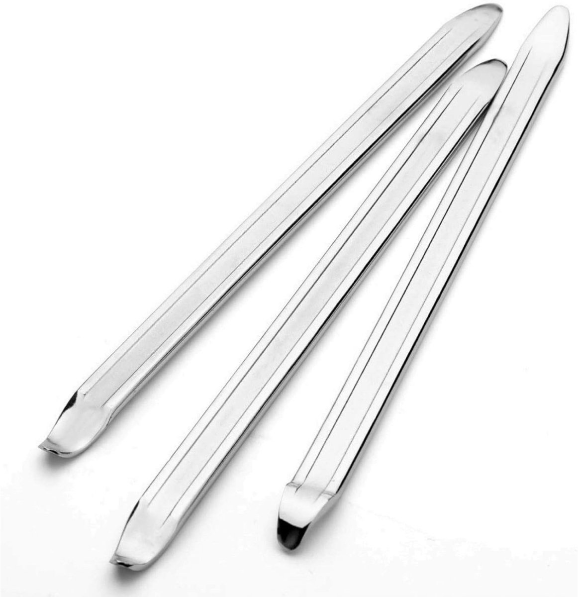 Bandenlichter - 30cm mangaanstaal bandenlichter lepel bandenwisselaar - reparatiegereedschap - voor fiets, motorfiets, autobandwissel - zilver - 3 stuks