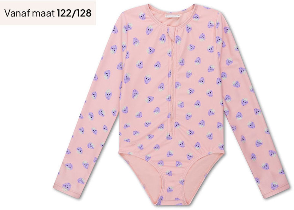 Swim Essentials UV Badpak Meisjes Met Lange Mouwen - Roze/Paars - Blackberry — afbeelding 6