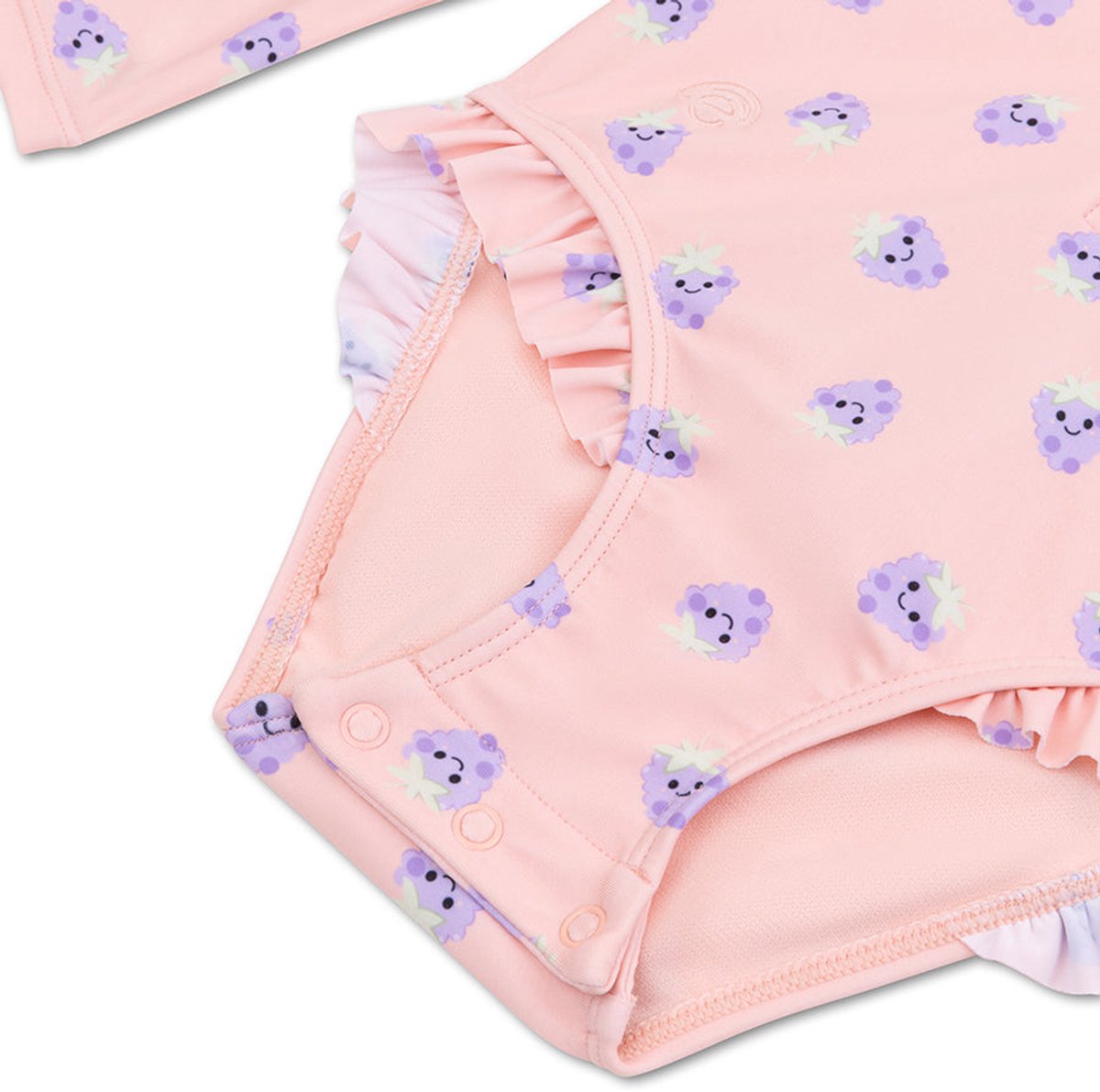 Swim Essentials UV Badpak Meisjes Met Lange Mouwen - Roze/Paars - Blackberry — afbeelding 4