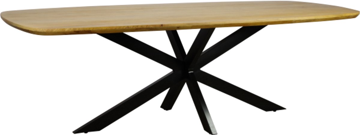 Meubelplaats Eettafel Colorado Deens ovaal mangohout 300x110 cm Naturel