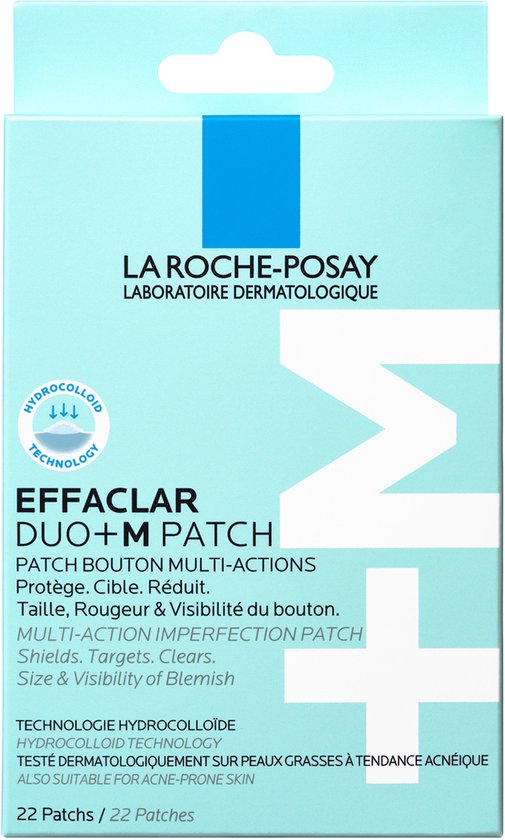La Roche-Posay Effaclar Duo+M Patch - Voor een acne-gevoelige huid - Hydrocolloïde technologie - 22 Patches