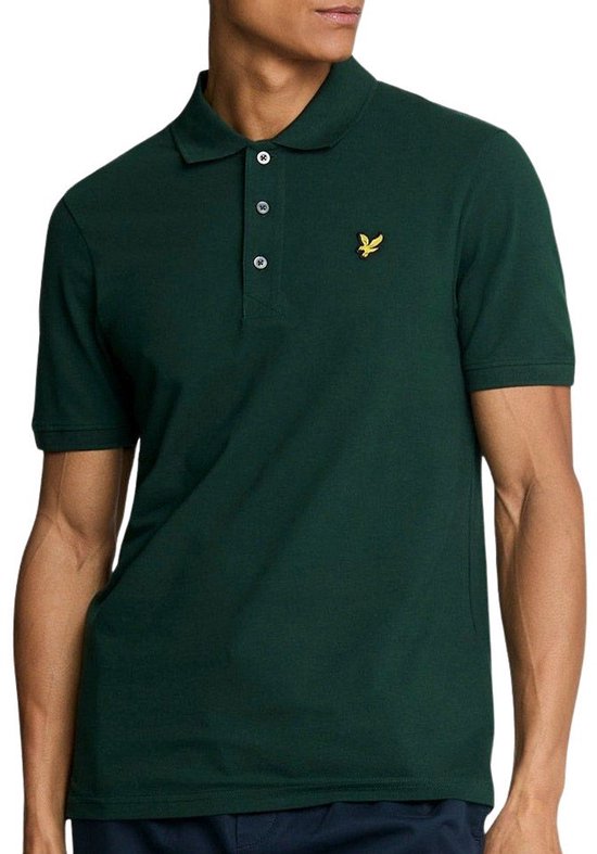 Lyle and Scott Polo Donkergroen - Maat XL - Heren