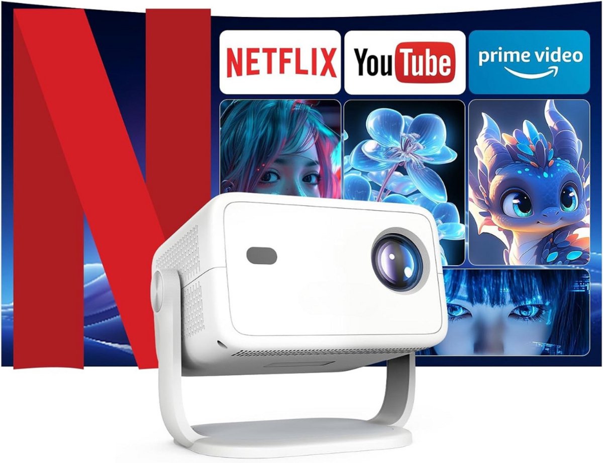 Mini beamer - Projector - Beamerscherm - Projectiescherm - Outdoor & Indoor Projector -