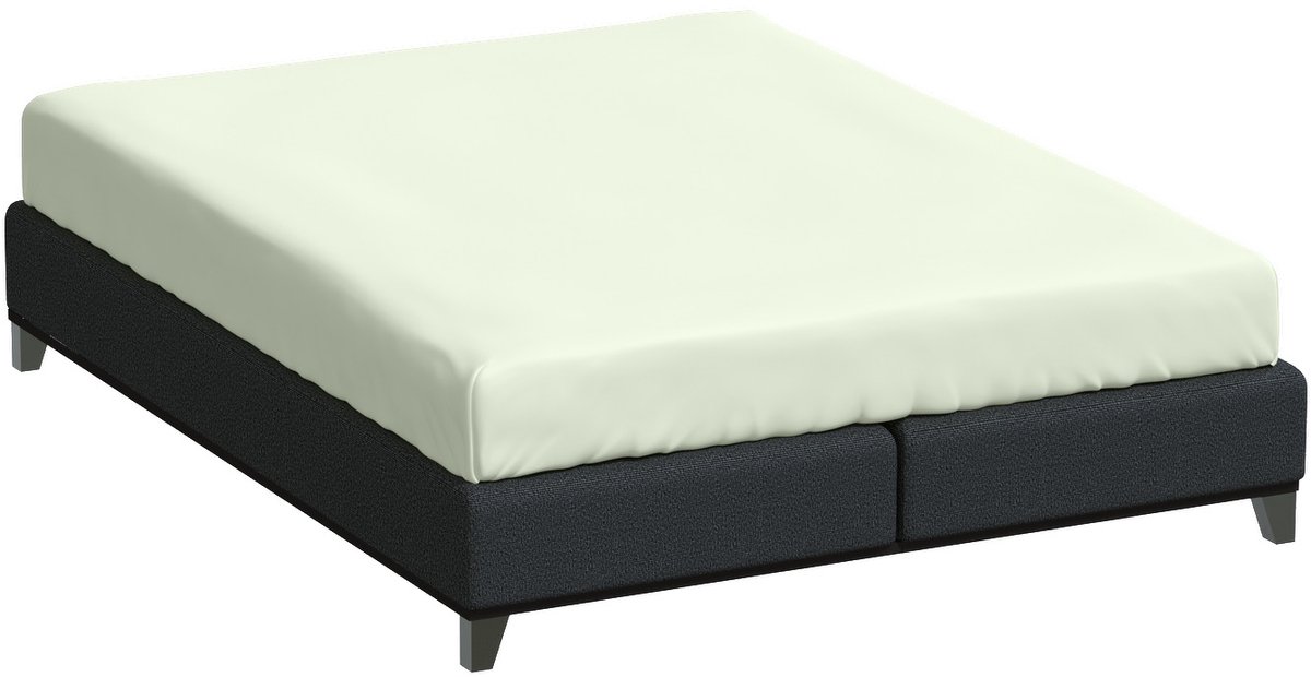 Bella Donna Tweepersoons Hoeslaken Jersey - pastelgroen-0629 140/200-160/220