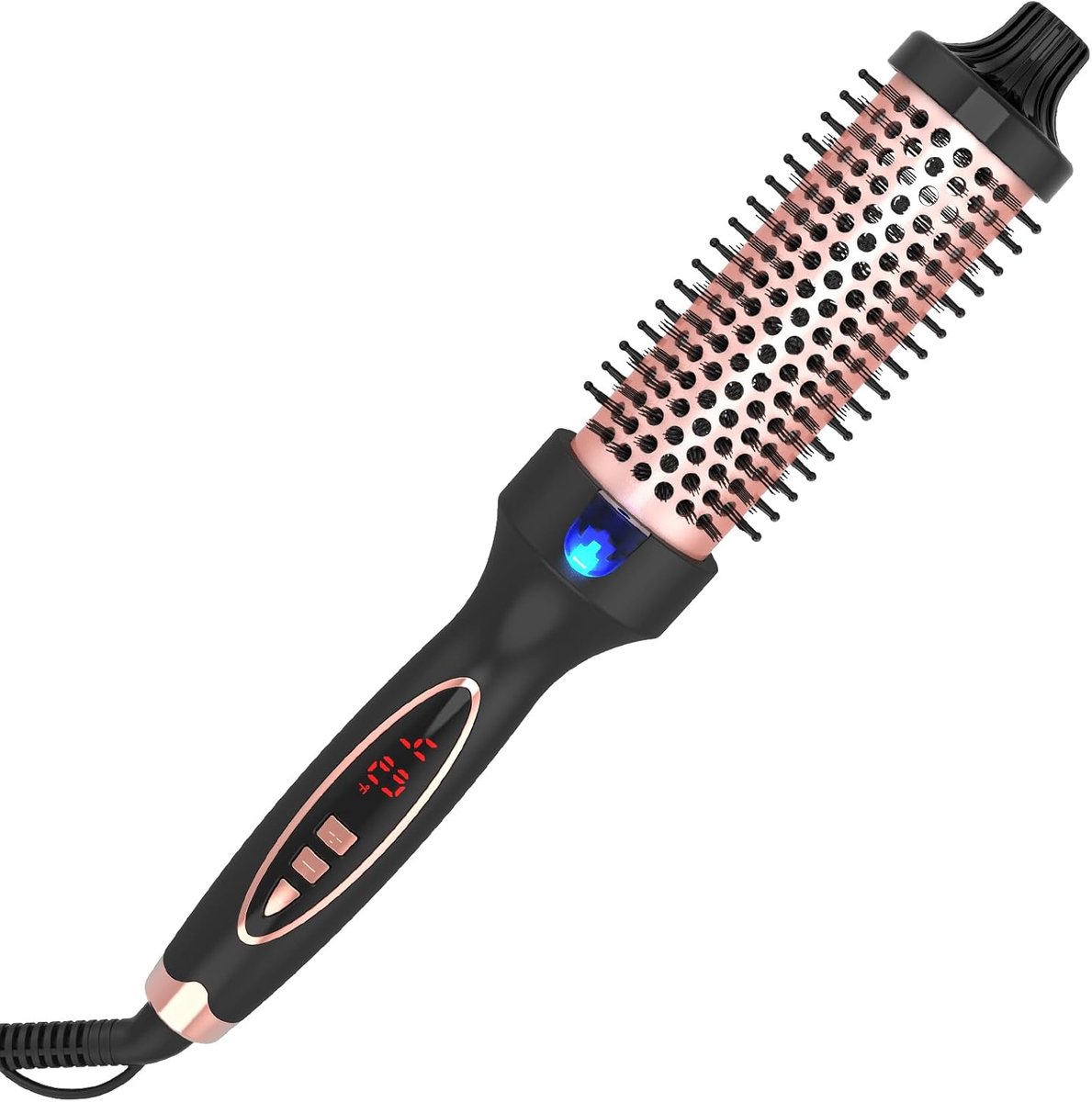 Thermische Borstel Krultang 1,5 Inch - Reisvriendelijk en Snel Verwarmd Voor Mid-Length en Lang Haar