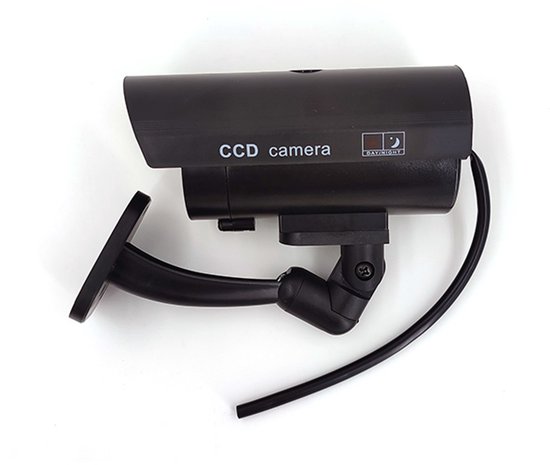 Nep Zonne-Energie Dummy Camera - Fake camera - Nep camera met solar panel - Outdoor Nepcamera met rood knipperend led indicator - Beveiligingscamera 2pcs van 2L Home & Garden — afbeelding 2