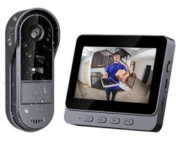Draadloze Draadloze Video Deurbel 1080P - Batterij - 1080p