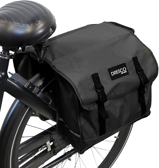 Dresco Dubbele Fietstas Basic Zwart 30 Liter van Dresco — afbeelding 3