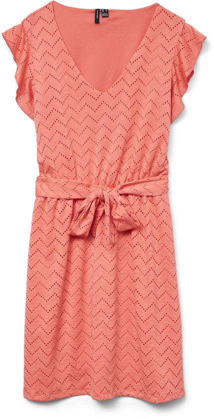 VERO MODA - VMTHAS SL SHORT V-NECK DRESS JRS GA VO - Dames - Mini jurken
