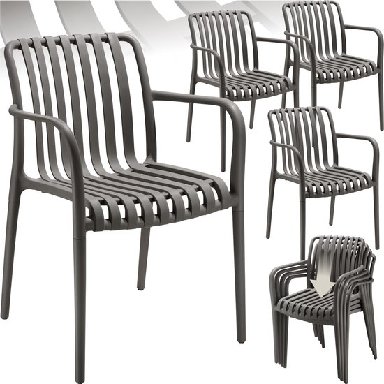 Set van 4 Tuinstoelen Alcudia