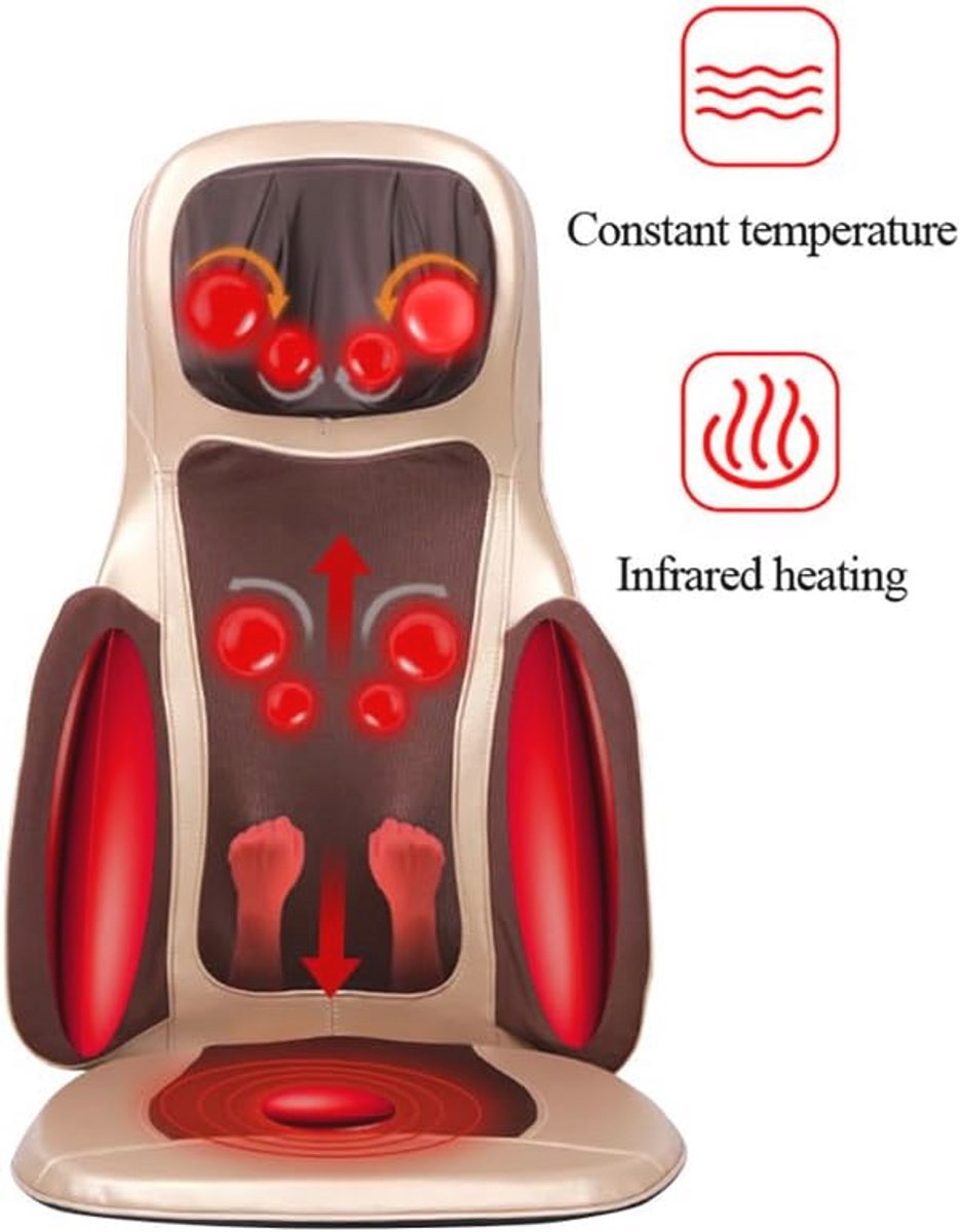 Shiatsu Massagemat voor Nek, Rug en Billen thumbnail 5