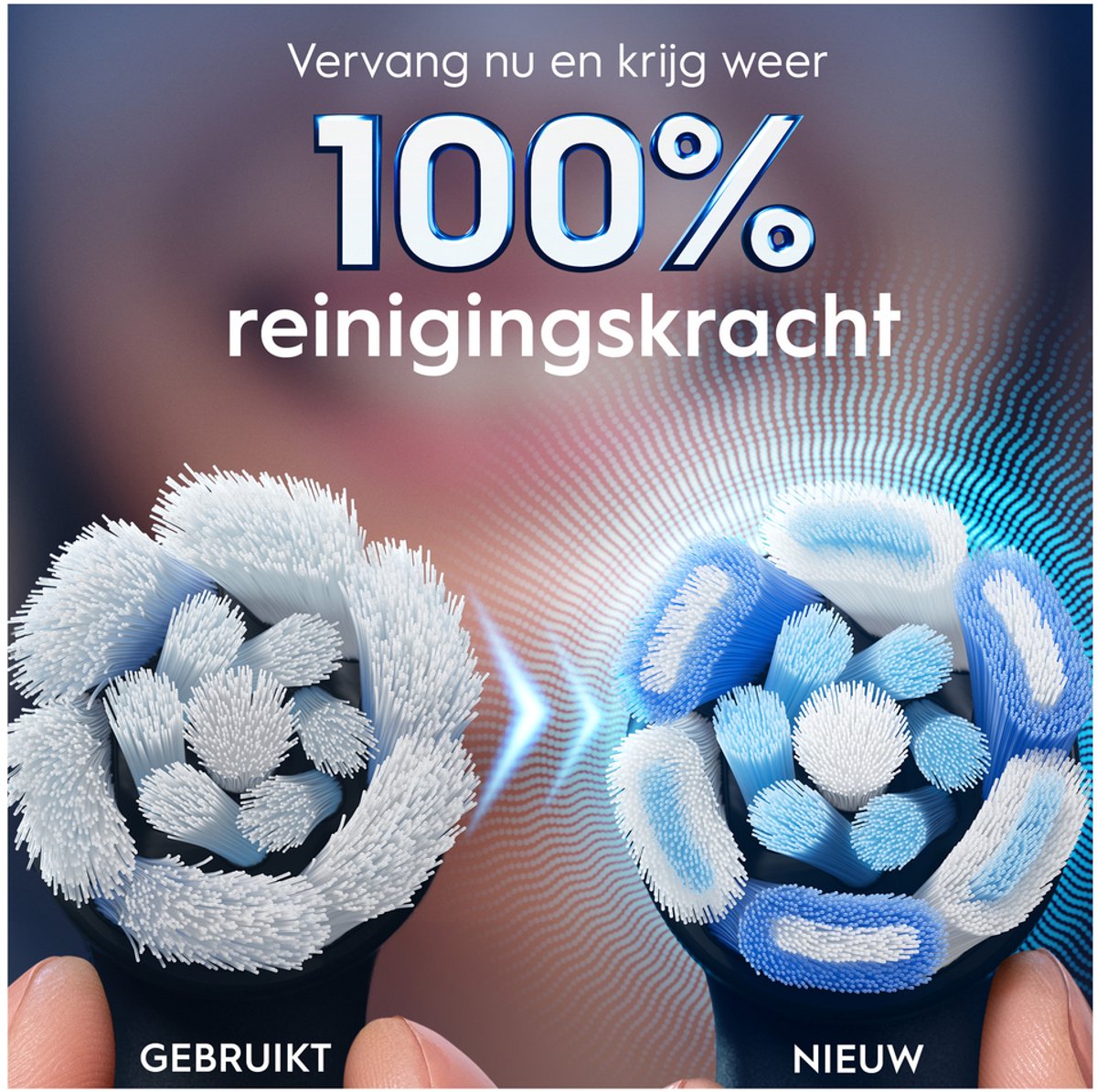 Oral-B iO Ultimate Clean Opzetborstels - CrissCross, 2 stuks thumbnail 6