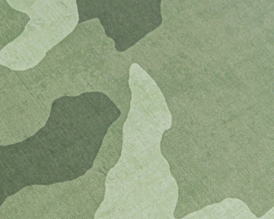 PAPIER PEINT CAMOUFLAGE COOL | Salle militaire - Vert - AS Création Lilly & Luis