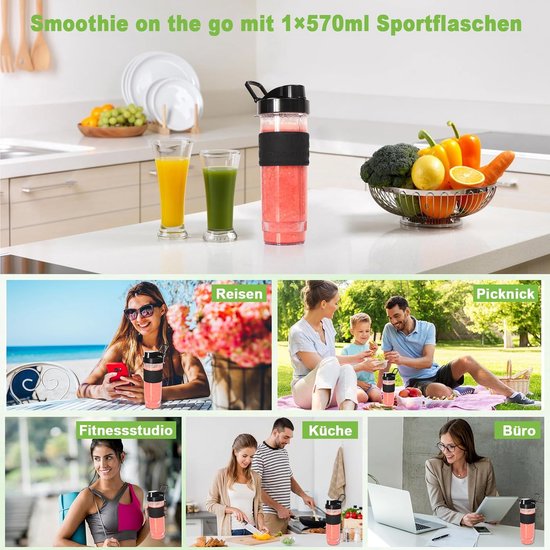 Milkshake Machine - Smoothie Maker van Bourgini — afbeelding 5
