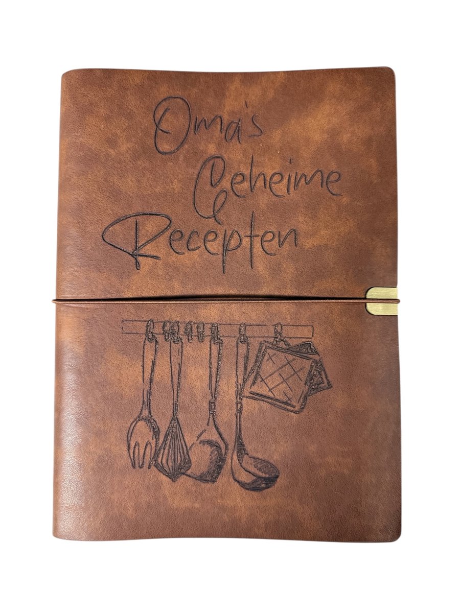 Oma's Geheime Recepten - Receptenboek invulboek - Oma - Oma cadeau - Cadeau oma - Oma cadeautje kind - Receptenboek - Kookboek - Recepten invulboek - Recepten boek - Oma boek - Boekje oma - Receptenboekje - Oma boek - Moederdag cadeautje
