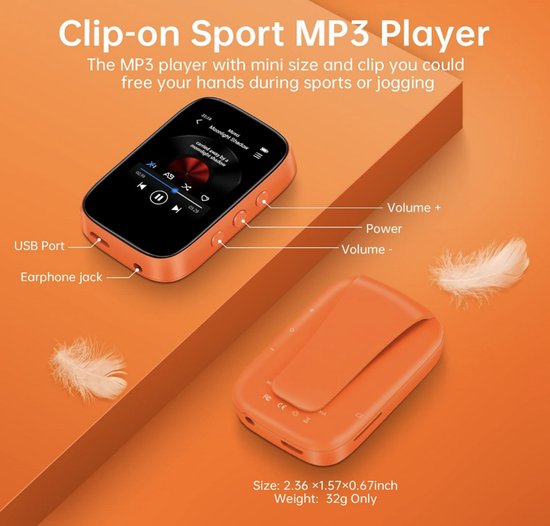 Mp3 Speler 1 Gig MP3- / WMA | MMP3-27