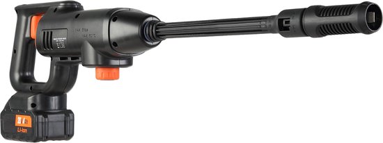 Accu Hogedrukreiniger, 40 Bar - 4,2 L/Min - Handzaam Ontwerp Met 4,0 Ah Accu - 6-In-1 Mondstuk - voor Auto, Terras En Planten van VONROC — afbeelding 2