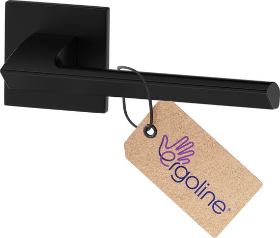 Differnz Utrecht deurkruk Ovaal schild - Blind - Zwart