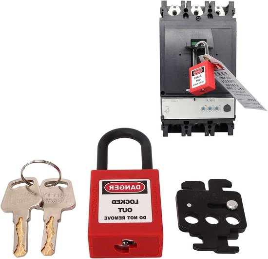 Lockout Tagout Kit voor Schneider Stroomonderbrekers - Stalen Slot 38 ...