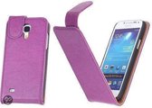 BestCases Paars Luxe Kreukelleer Flipcase Samsung Galaxy S4 i9501