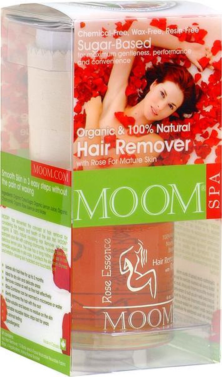 MOOM Rose - Hars kit voor de normale tot droge huid - 100% natuurlijk