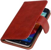 Bark Bookstyle Wallet Case Hoesjes voor Galaxy Note 3 N9000 Rood