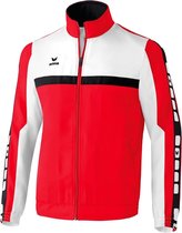 Erima 5-cubes Trainingsvest - Rood / Wit / Zwart | Maat: L