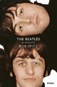 Boek 'The Beatles De Biografie Bob Spitz' met close-up foto's van John Lennon en Ringo Starr.