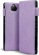 Sony Xperia 10 Plus Bookcase hoesje - CaseBoutique - Effen Paars - Kunstleer