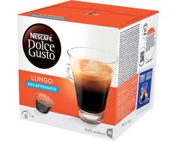 Dolce Gusto Lungo Decaffeinato - 6 x 16 stuks