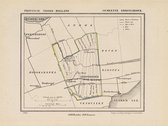 Historische kaart, plattegrond van gemeente Grootebroek in Noord Holland uit 1867 door Kuyper van Kaartcadeau.com