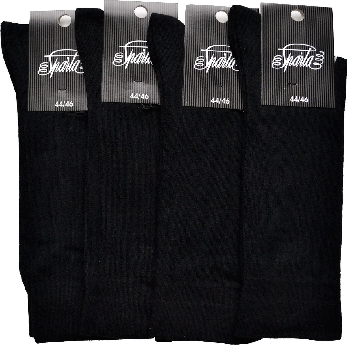 Sokken zonder knellend elastiek (4 paar). Maat 44-46. Zwart. | bol.com